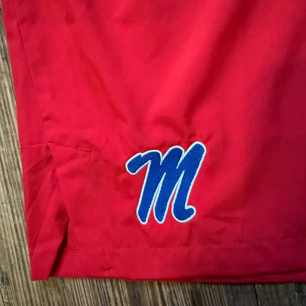 NWT Nike Dri-FIT Shorts Mens Large Red Ole Miss Rebels Training Athletic NEW! - Picture 2 of 8